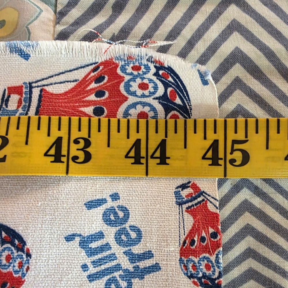 Vintage 1974 Pepsi People Feelin' Free Hot Air Balloon Motif Cotton Fabric BTY - Picture 4 of 4